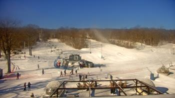 Weather camera view of Powder Ridge Ski Resort.