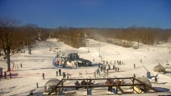 Weather camera view of Powder Ridge Ski Resort.