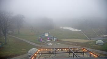 Weather camera view of Powder Ridge Ski Resort.