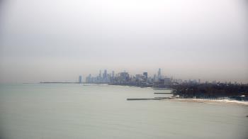 Weather camera view of Northwestern University.