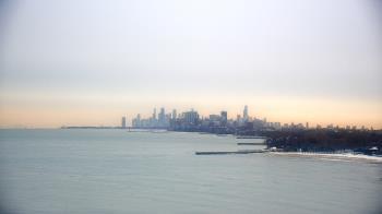 Weather camera view of Northwestern University.