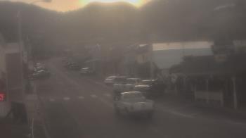 Weather camera view of Overland Hotel.