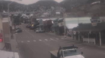 Weather camera view of Overland Hotel.