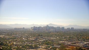 Weather camera view of Phoenix Children`s Hospital.
