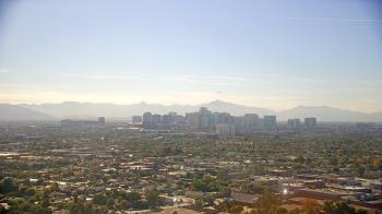 Weather camera view of Phoenix Children`s Hospital.