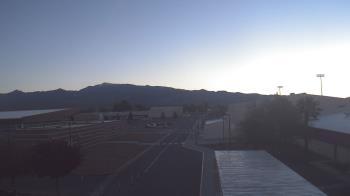 Weather camera view of Pahrump Valley HS.