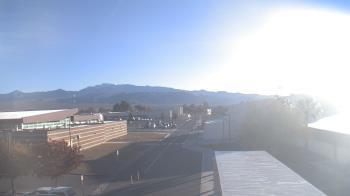 Weather camera view of Pahrump Valley HS.