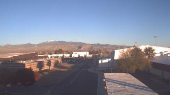 Weather camera view of Pahrump Valley HS.