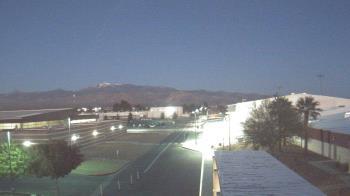 Weather camera view of Pahrump Valley HS.