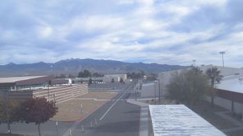 Weather camera view of Pahrump Valley HS.