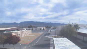 Weather camera view of Pahrump Valley HS.