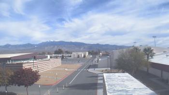 Weather camera view of Pahrump Valley HS.