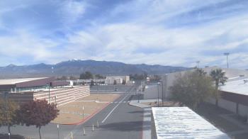 Weather camera view of Pahrump Valley HS.