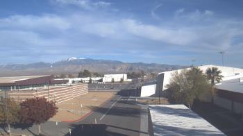 Weather camera view of Pahrump Valley HS.