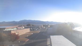 Weather camera view of Pahrump Valley HS.