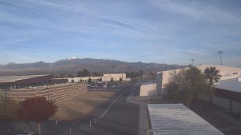 Weather camera view of Pahrump Valley HS.