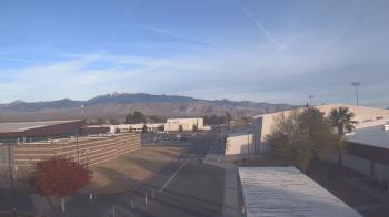 Weather camera view of Pahrump Valley HS.