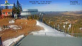 Weather camera view of Sunrise Park Resort 10650 ft elev.