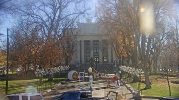 Weather camera view of Prescott Courthouse Square.