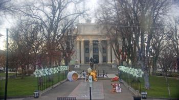 Weather camera view of Prescott Courthouse Square.
