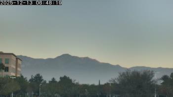 Weather camera view of San Bernardino CA.