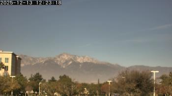 Weather camera view of San Bernardino CA.