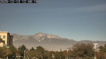 Weather camera view of San Bernardino CA.
