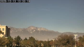 Weather camera view of San Bernardino CA.