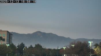 Weather camera view of San Bernardino CA.