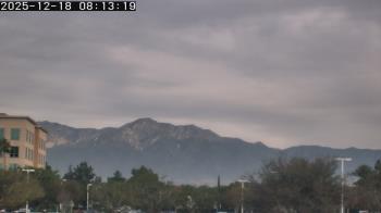 Weather camera view of San Bernardino CA.