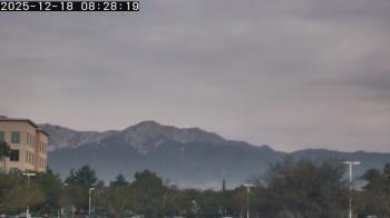 Weather camera view of San Bernardino CA.
