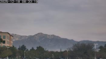 Weather camera view of San Bernardino CA.