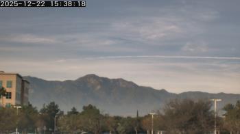 Weather camera view of San Bernardino CA.