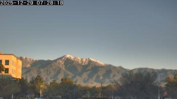 Weather camera view of San Bernardino CA.