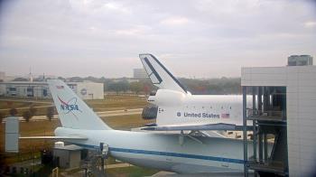 Weather camera view of Space Center Houston.
