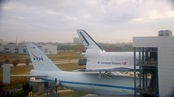 Weather camera view of Space Center Houston.