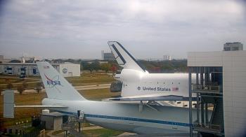 Weather camera view of Space Center Houston.