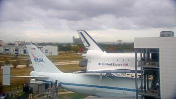 Weather camera view of Space Center Houston.