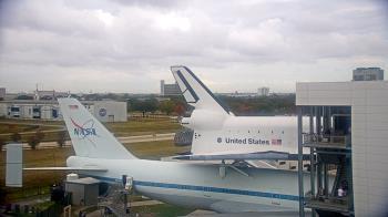 Weather camera view of Space Center Houston.