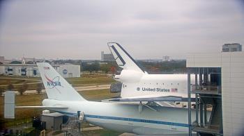 Weather camera view of Space Center Houston.