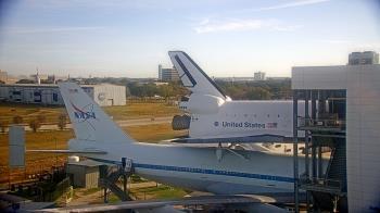 Weather camera view of Space Center Houston.