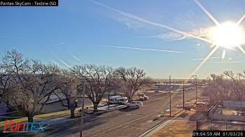 Weather camera view of Texline ISD.