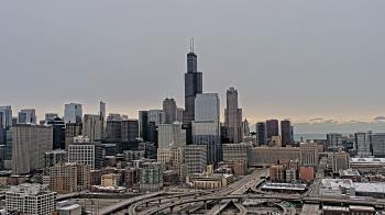 Weather camera view of UIC - University of Illinois Chicago.