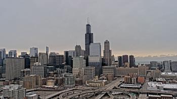 Weather camera view of UIC - University of Illinois Chicago.