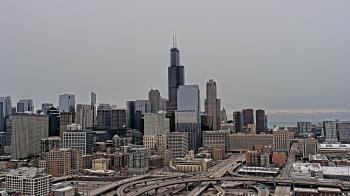 Weather camera view of UIC - University of Illinois Chicago.