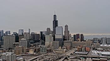 Weather camera view of UIC - University of Illinois Chicago.