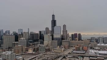 Weather camera view of UIC - University of Illinois Chicago.
