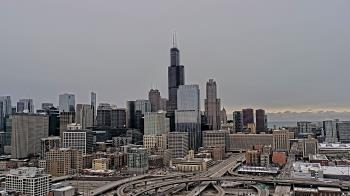 Weather camera view of UIC - University of Illinois Chicago.