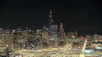 Weather camera view of UIC - University of Illinois Chicago.