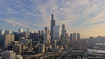Weather camera view of UIC - University of Illinois Chicago.